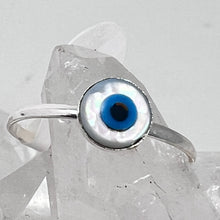 Load image into Gallery viewer, Evil Eye Ring (Size Options)
