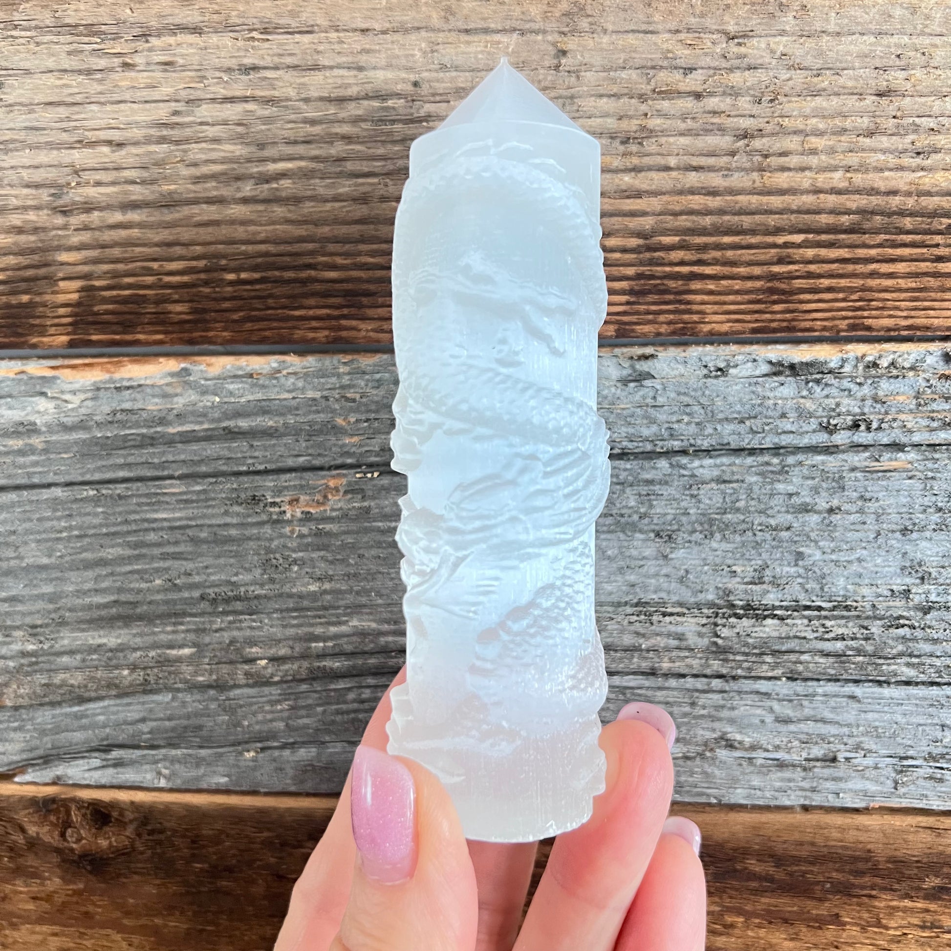 Selenite Dragon Tower