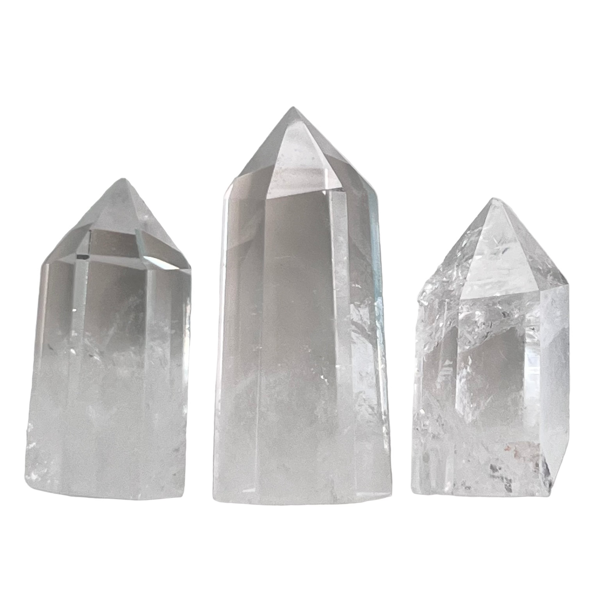 Clear Quartz Standing Point/MINI Tower