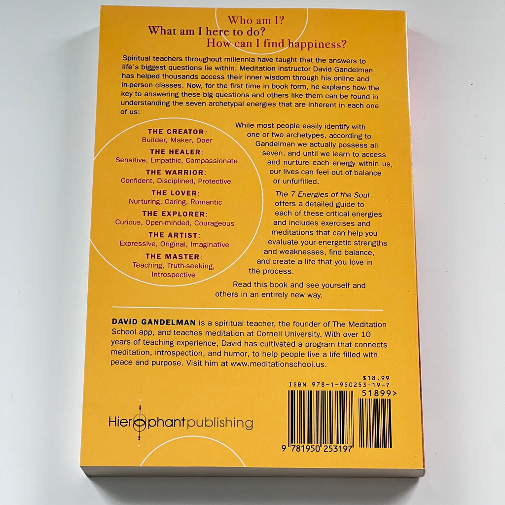 The 7 Energies of the Soul by David Gandelman