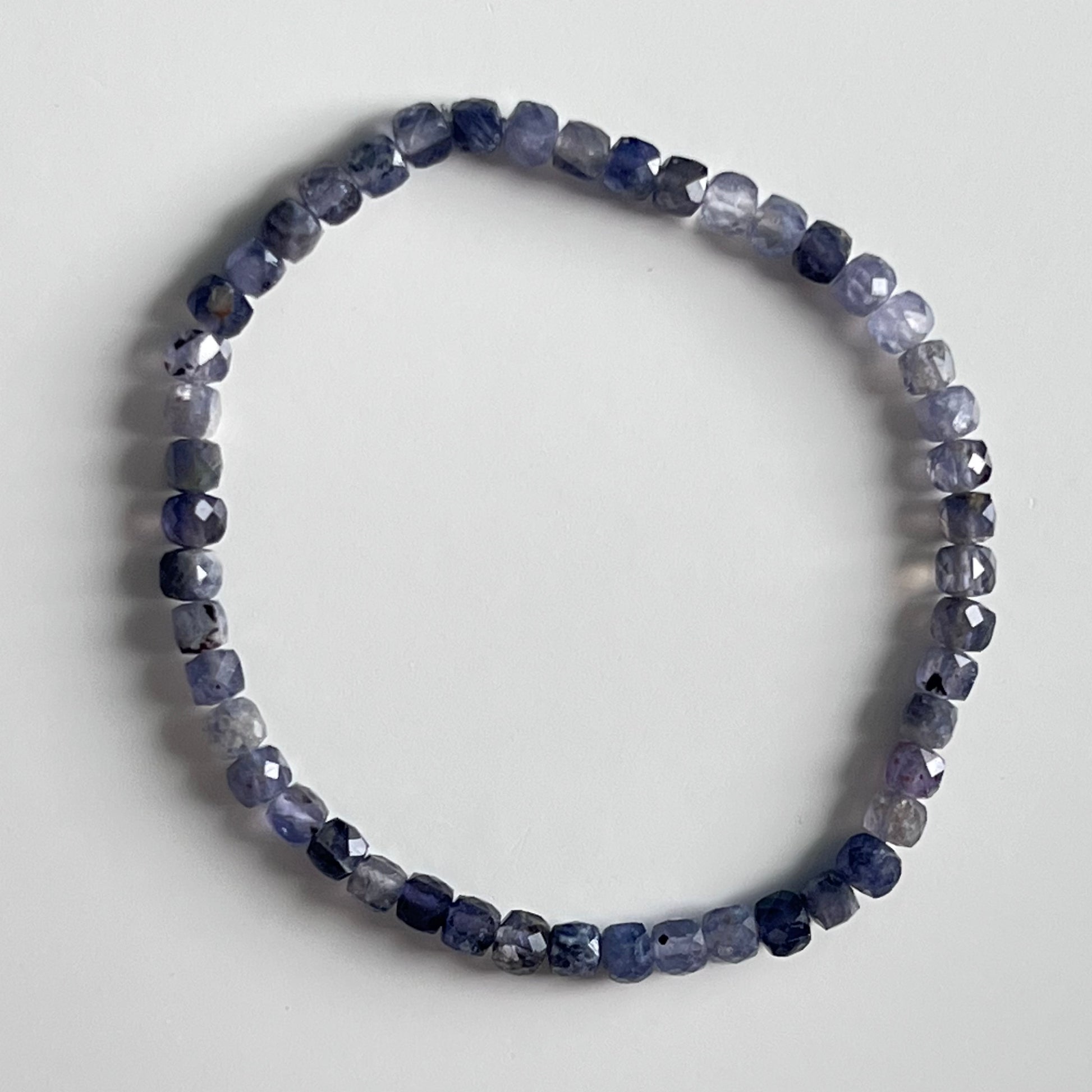 Bracelet - Iolite (Faceted) 4mm