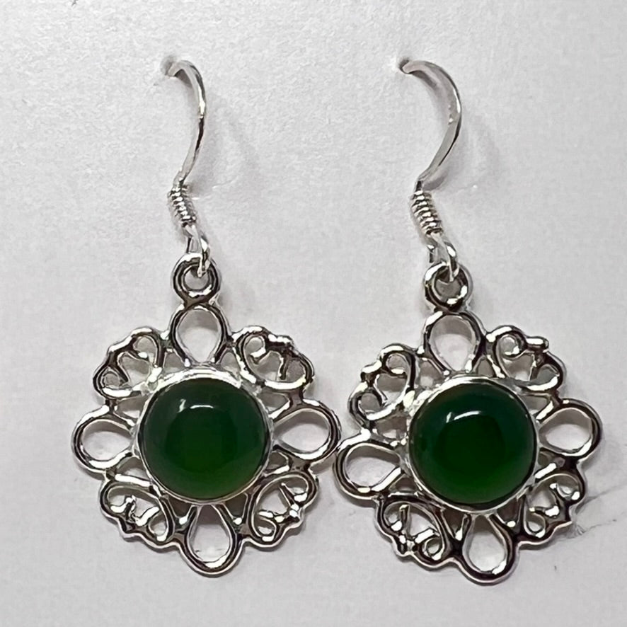 Earrings - Jade