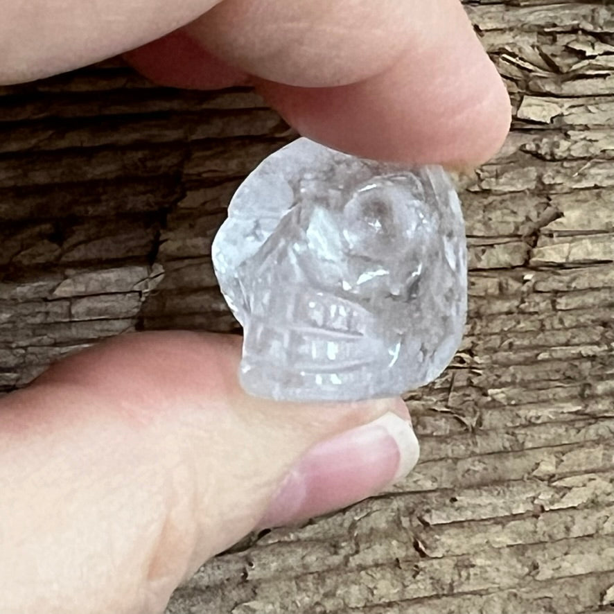 Mini Skull - Clear Quartz