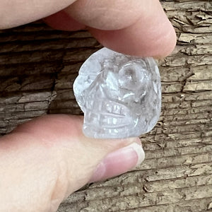 Mini Skull - Clear Quartz