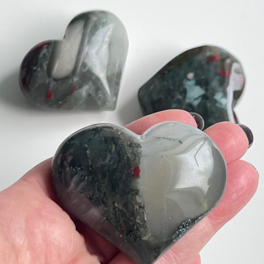 Bloodstone Puffy Heart
