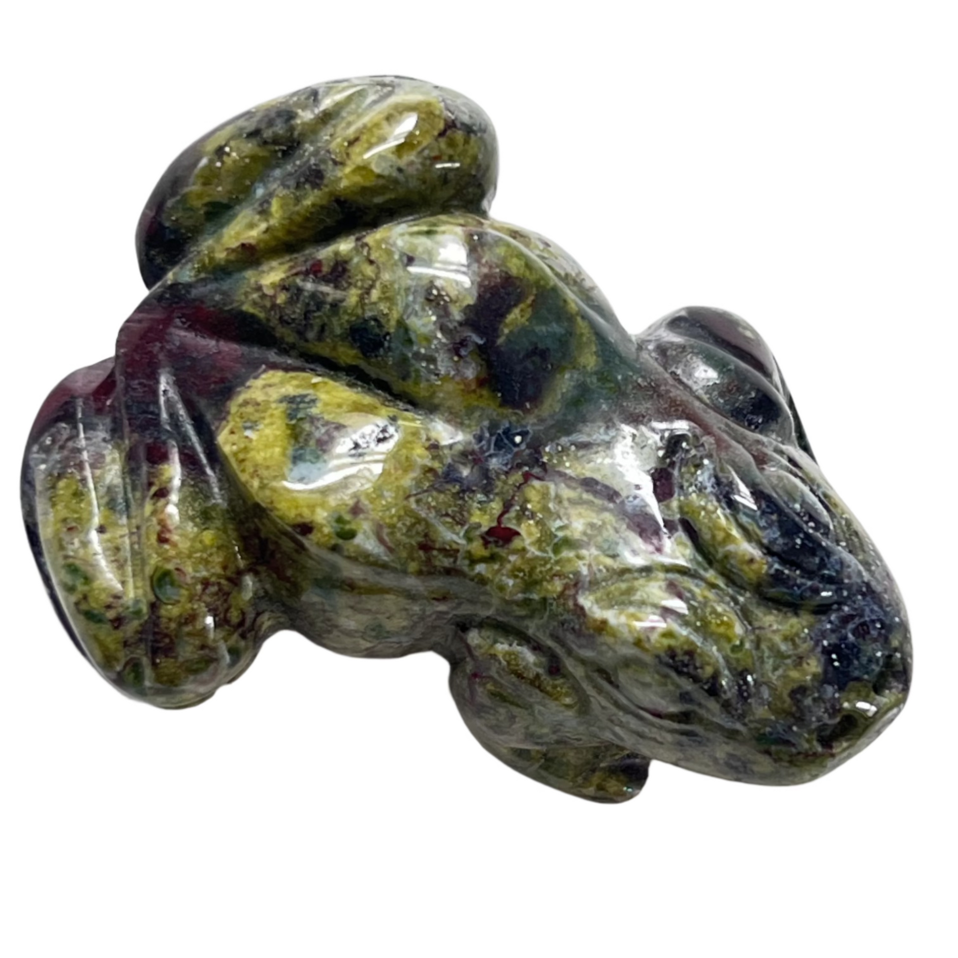 Carved Crystal Frog - Assorted Stone