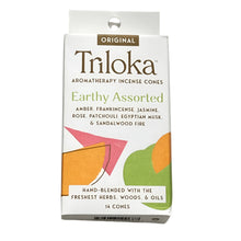 Load image into Gallery viewer, Triloka Incense Cones - Earthly Assorted (2 options)
