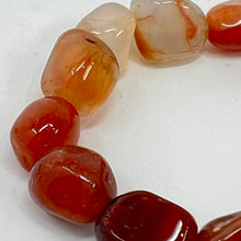 Load image into Gallery viewer, Bracelet - Carnelian (Tumbled Stone)
