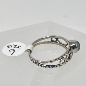Ring - Silver Topaz - Size 9