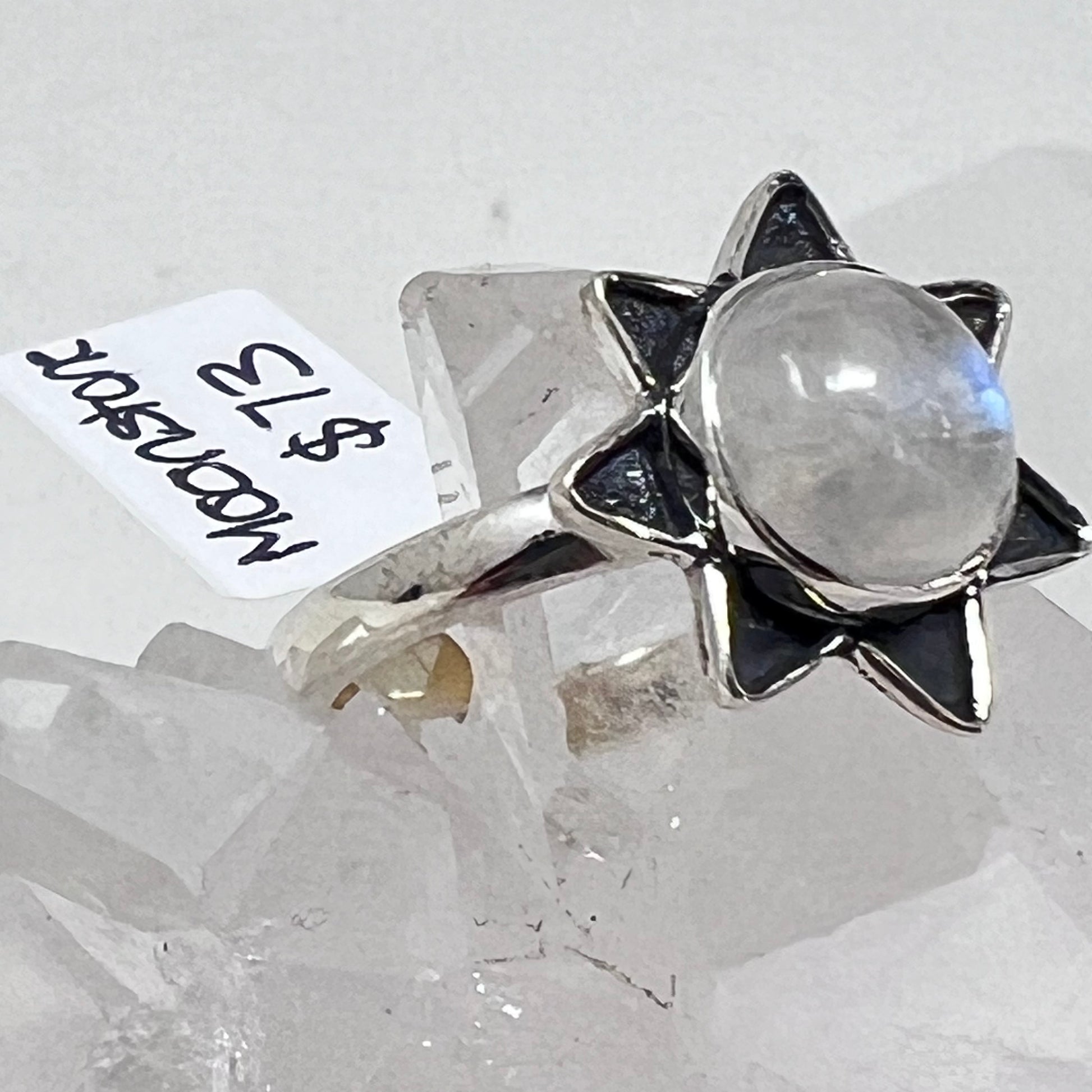 Ring - Rainbow Moonstone Size 9