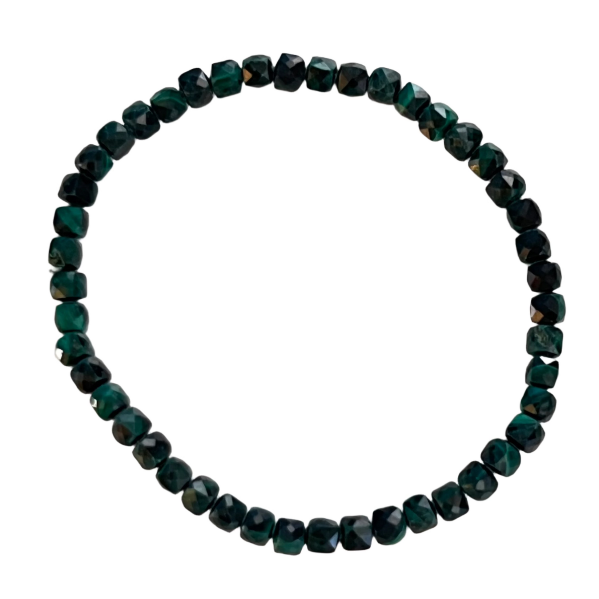 Bracelet - Malachite - 4mm Faceted