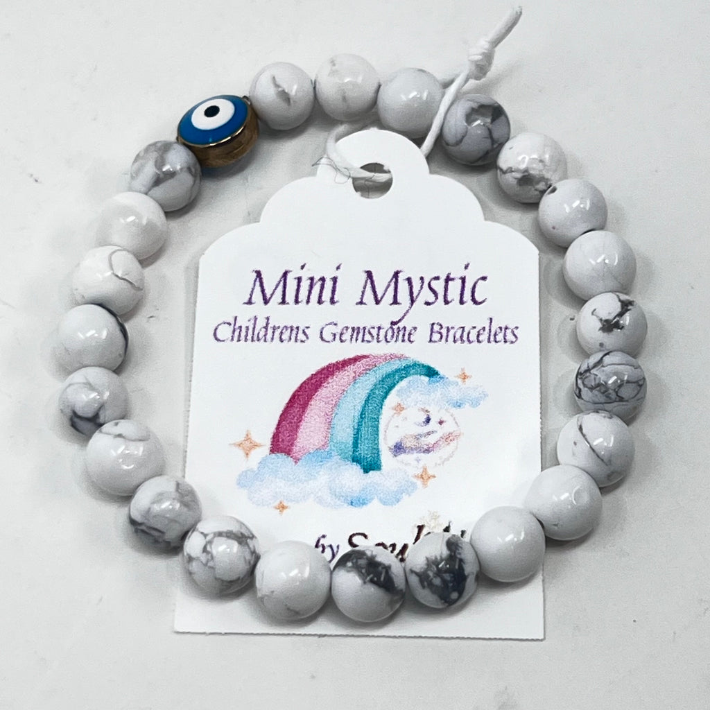 Bracelet Mini Mystic by SoulSkin - HOWLITE PROTECTIVE EYE