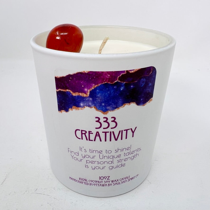 Coconut Soy Wax Candle - 333 Creativity