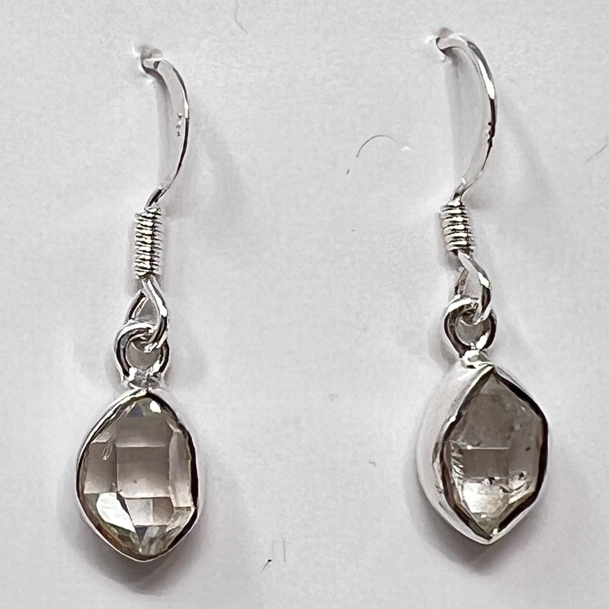 Earrings - Herkimer Quartz