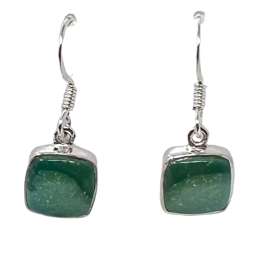 Earrings - Turquoise (square)