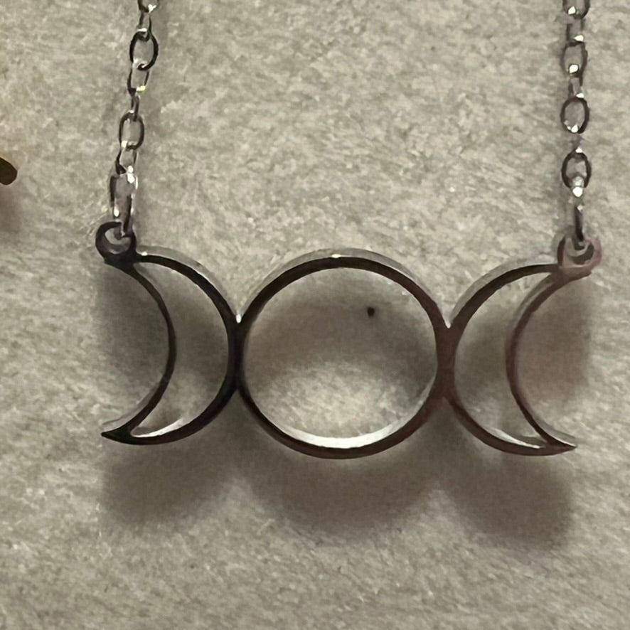 Triple Goddess Neckace by SoulSkin (stainless steel)