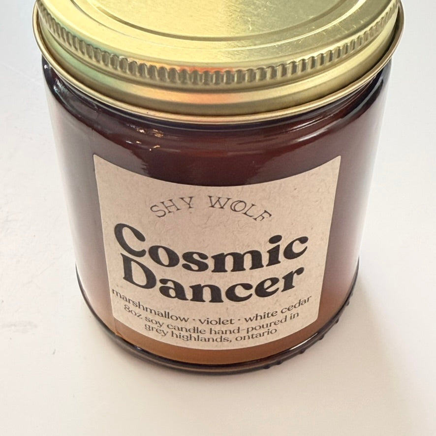 Shy Wolf Candle - Cosmic Dancer