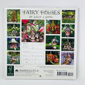 2024 Mini Wall Calendar - Fairy Houses