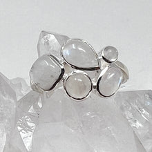 Load image into Gallery viewer, Ring - Rainbow Moonstone Size 8 &amp; 9

