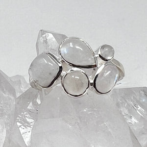 Ring - Rainbow Moonstone Size 8 & 9