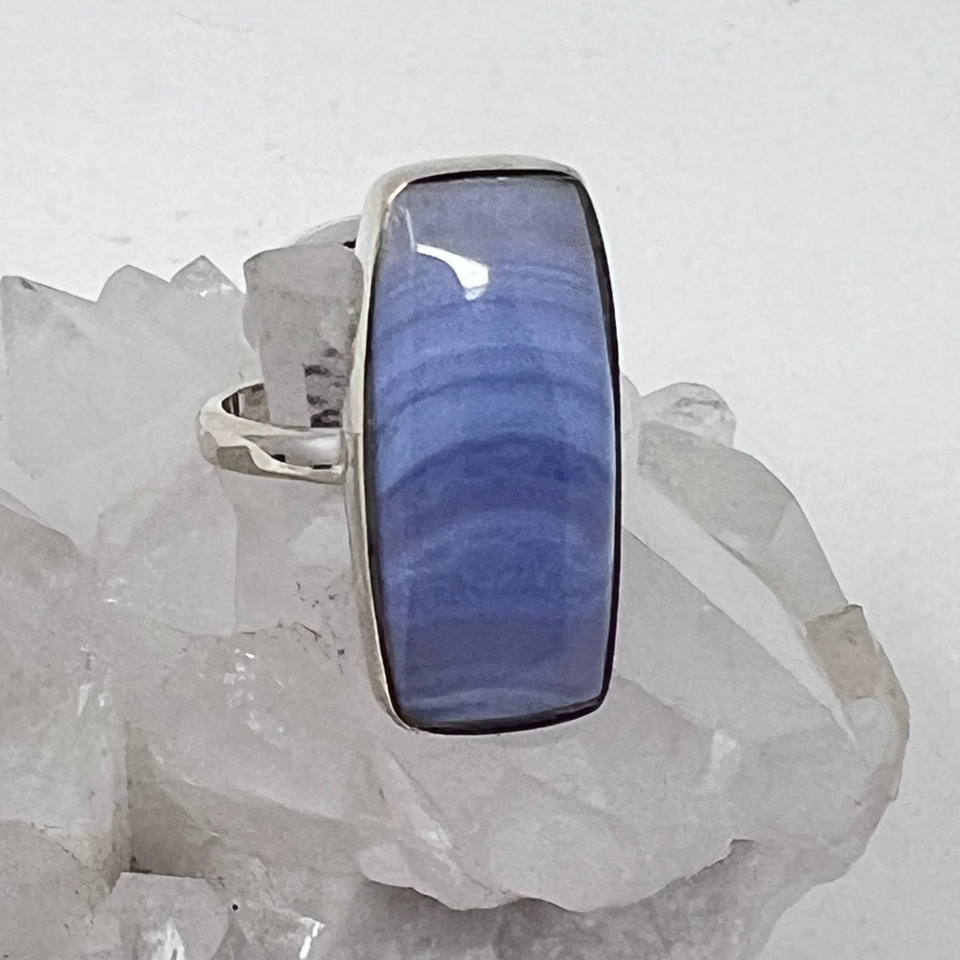 Ring - Blue Lace Agate Size 8