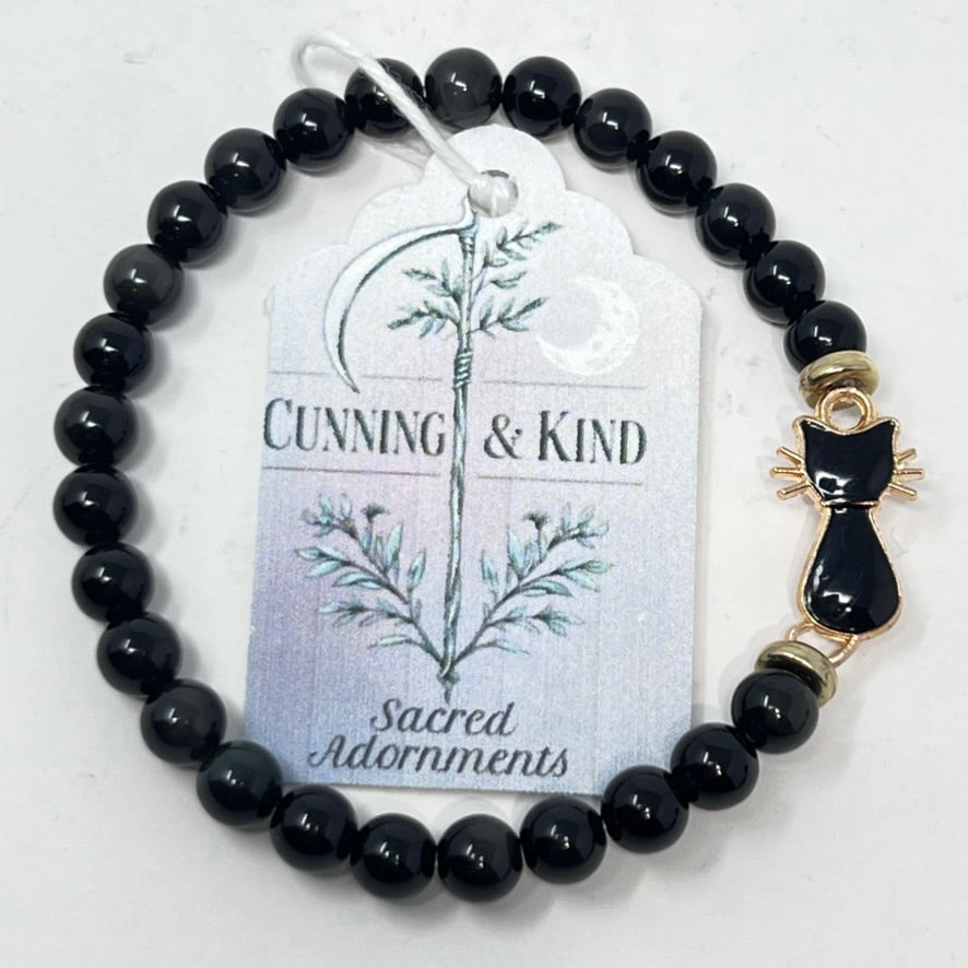Bracelet by Cunning & Kind - Black Cat