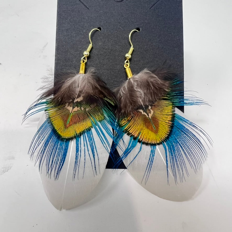 Feather Earrings by BlakByrd - Goose & Peacock