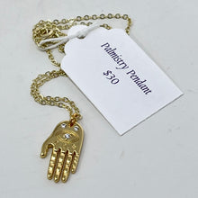 Load image into Gallery viewer, Necklace by SoukSkin - Palmistry Pendant
