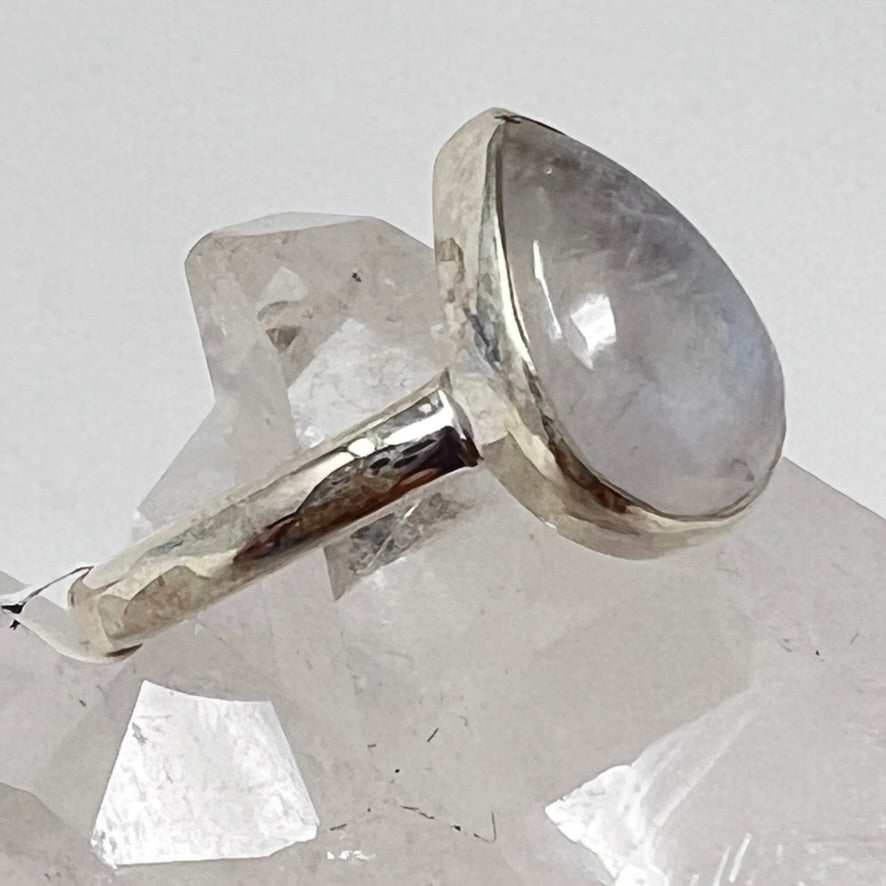 Ring - Rainbow Moonstone - Size 7