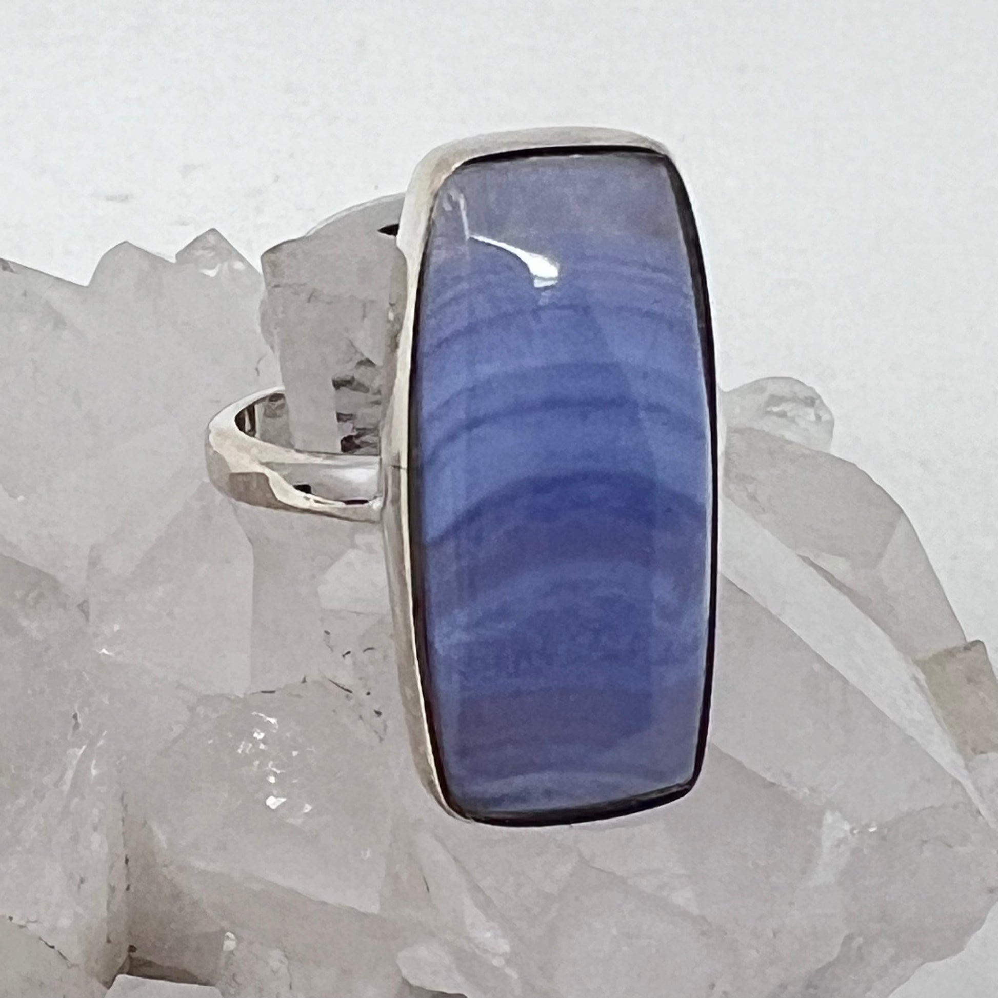Ring - Blue Lace Agate Size 8