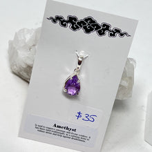Load image into Gallery viewer, Pendant - Amethyst (Faceted)
