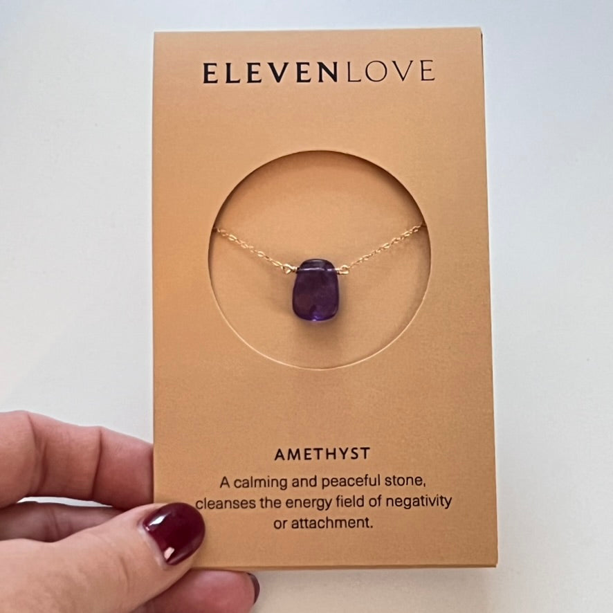 Amethyst Necklace by Eleven Love