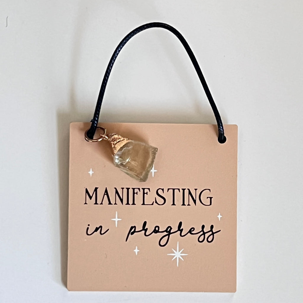 Mini Hanging Crystal Signs (6 Options)