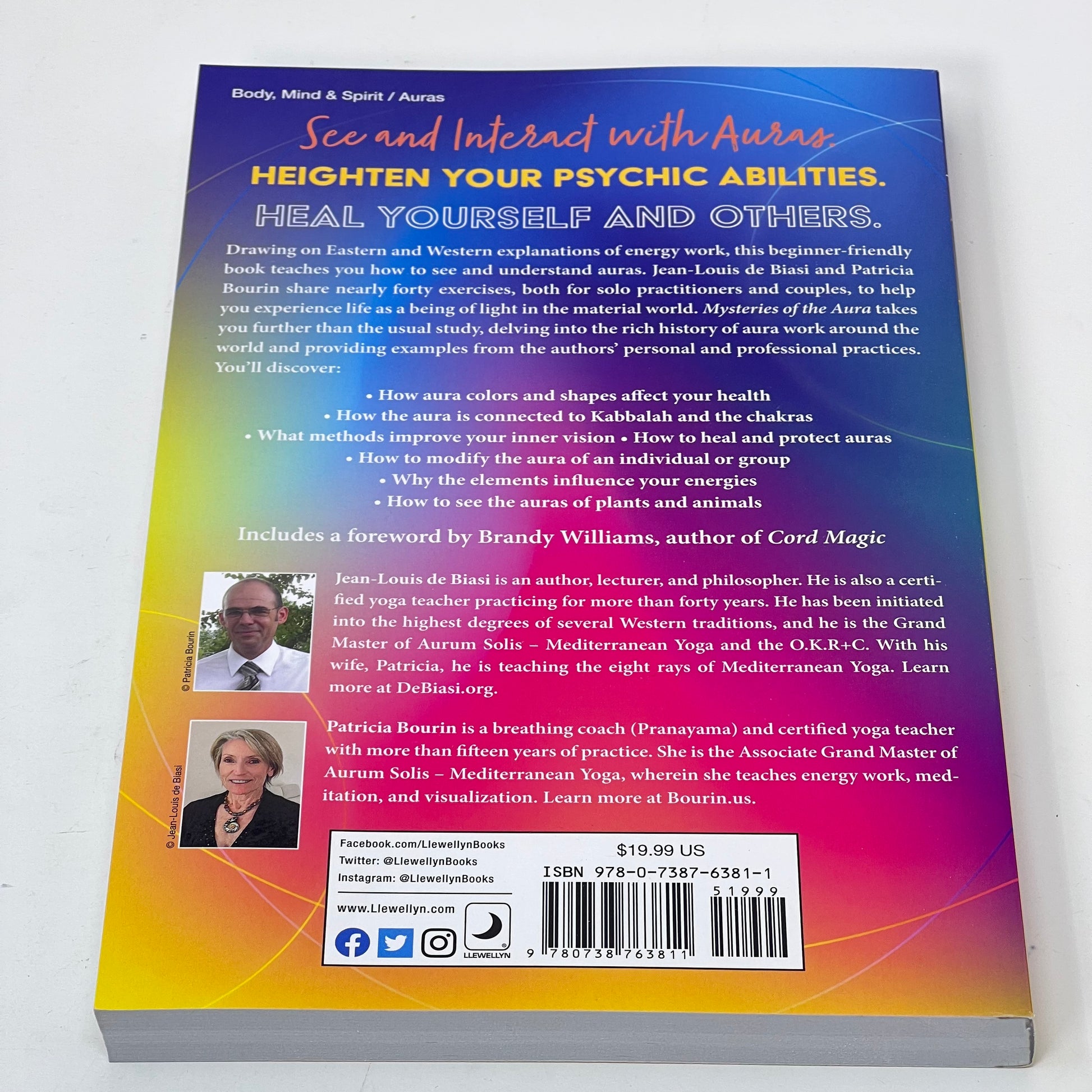 Mysteries of the Aura by Jean-Louis De Biasi & Patricia Bourin