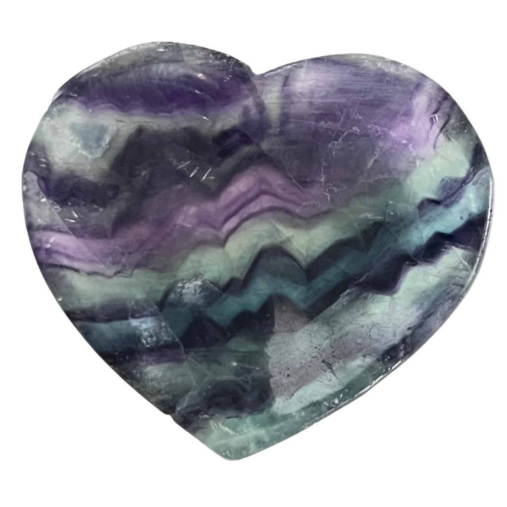 Rainbow Fluorite Heart Bowl