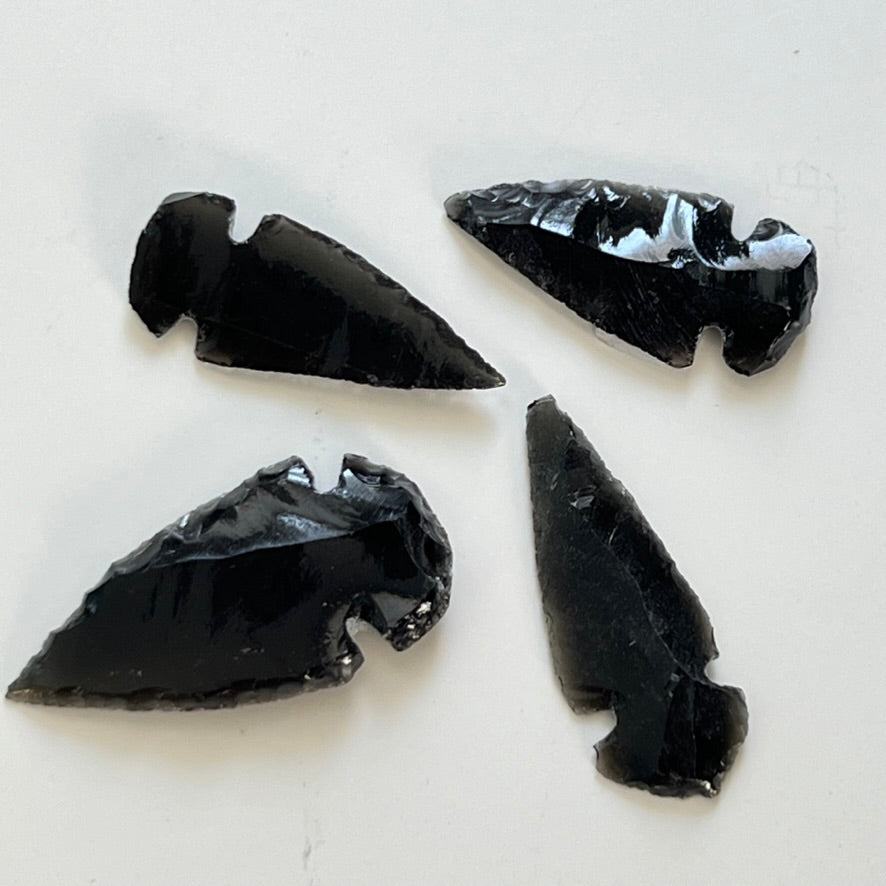 Black Obsidian Arrowhead (small) - $1