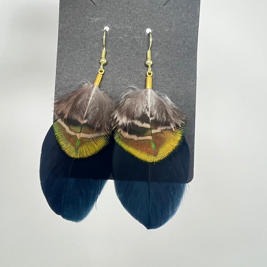Feather Earrings by BlakByrd - Goose & Peacock
