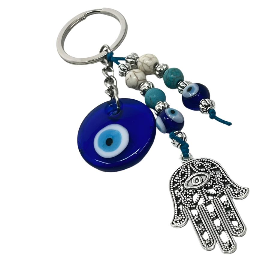 Evil Eye/Hamsa Keychain