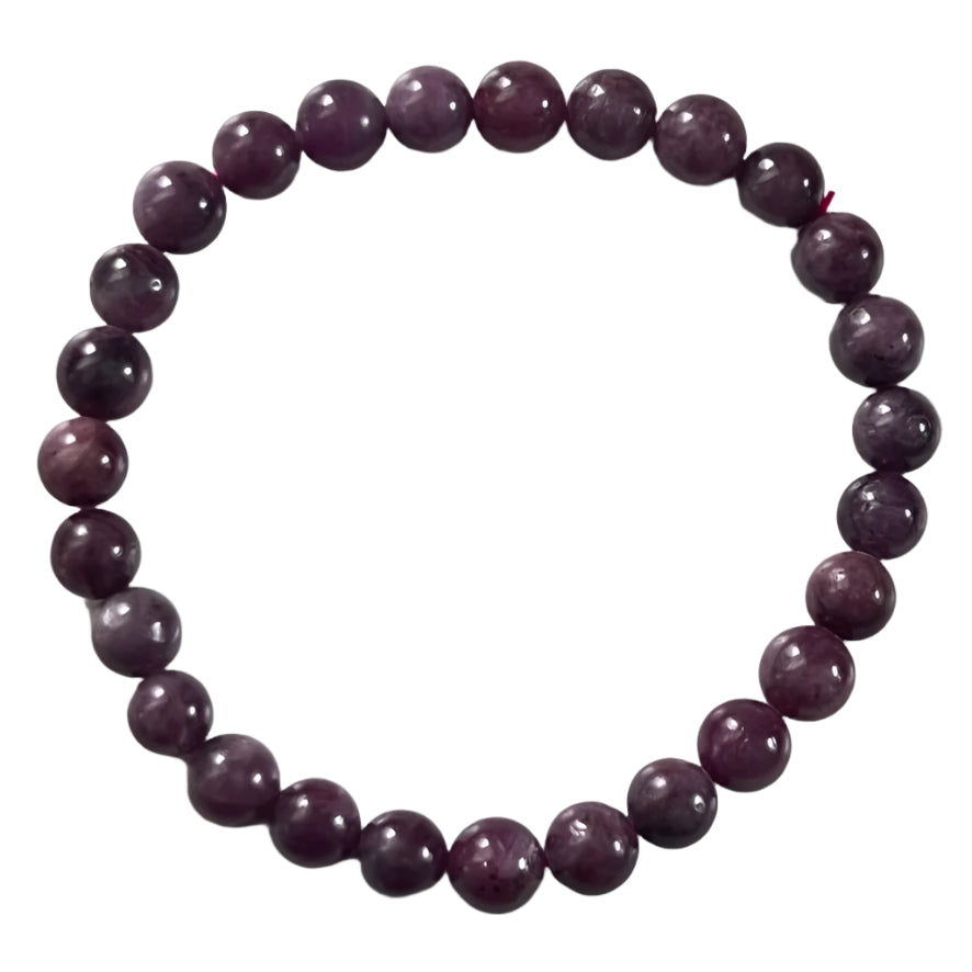 Bracelet - Ruby - 6mm