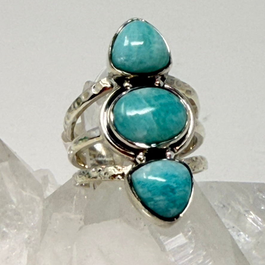 Ring - Amazonite (Quebec) - Size 7