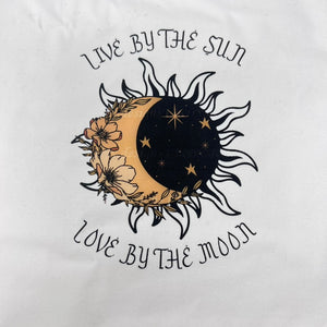 Tote Bag - Live by the Sun, Love by the Moon