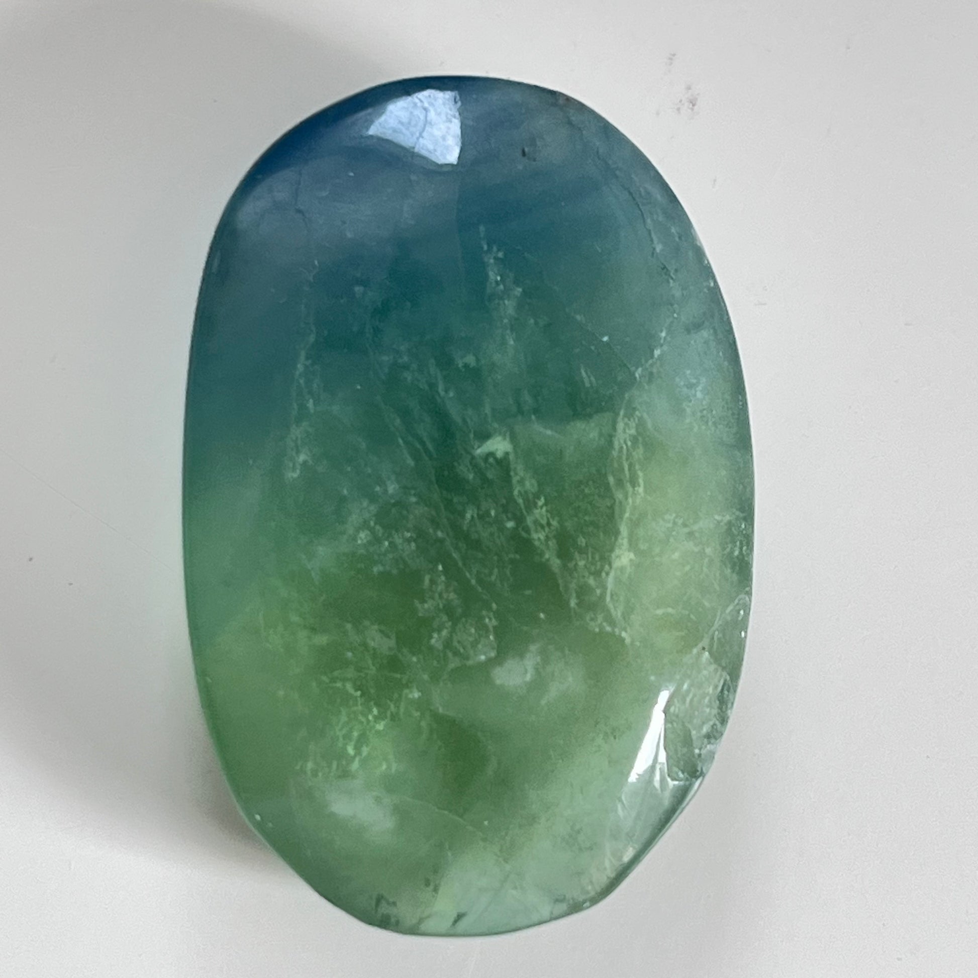 Fluorite (Blue/Green) Palm Stone