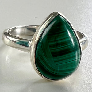 Ring - Malachite - Size 8