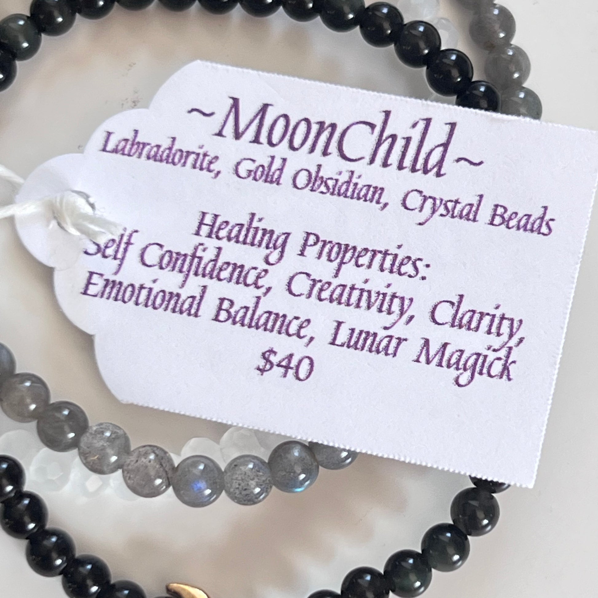 Bracelet Set by SoulSkin - MoonChild