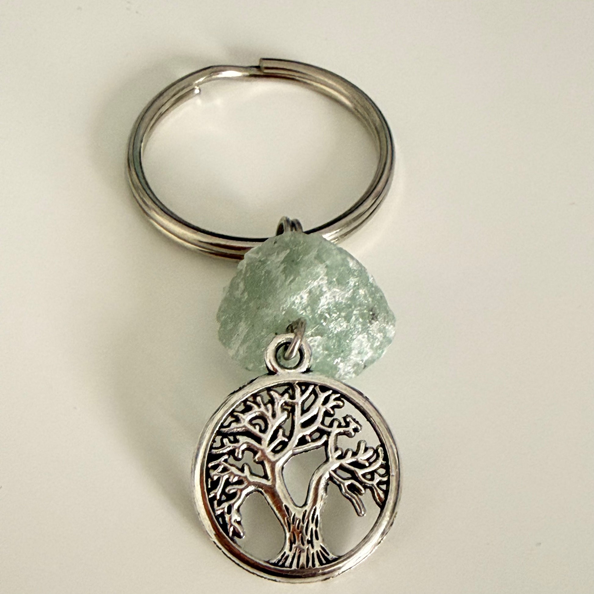 Tree of Life/Green Aventurine Keychain