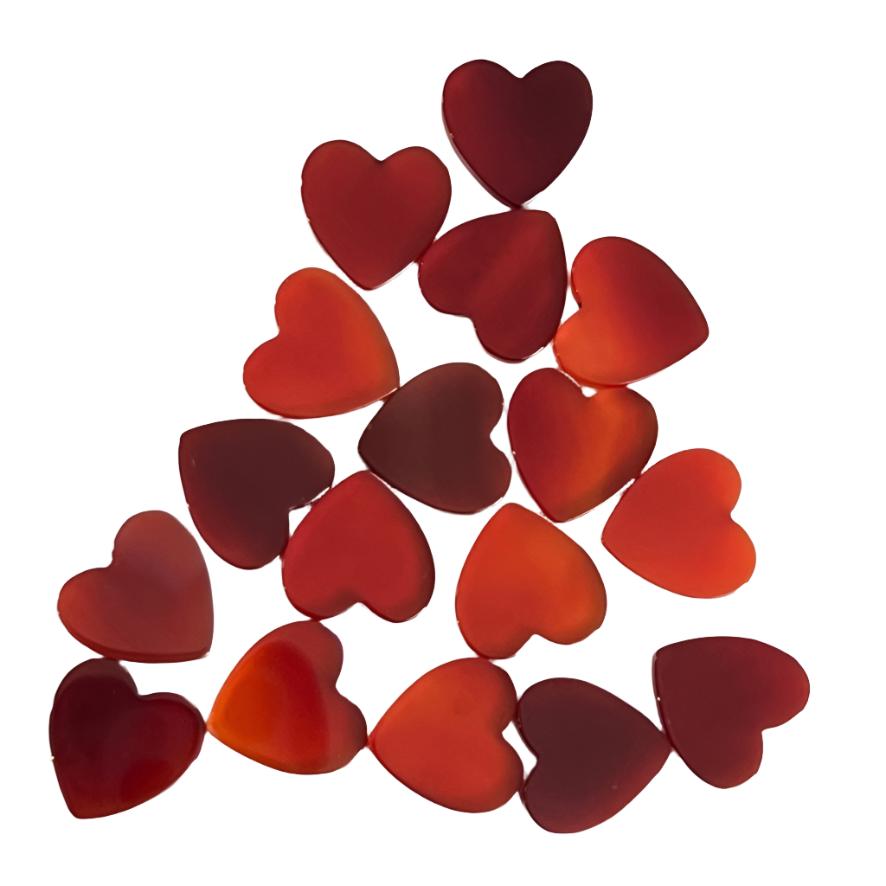 Carnelian Heart (Small/Flat)