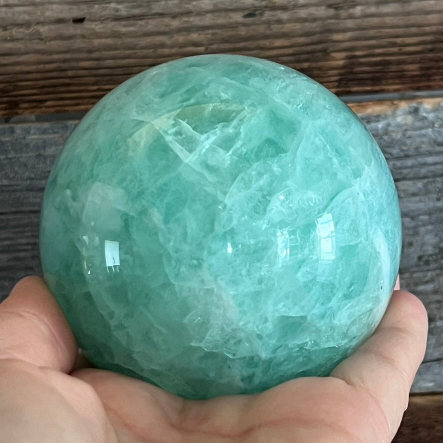 Fluorite (Green) Sphere