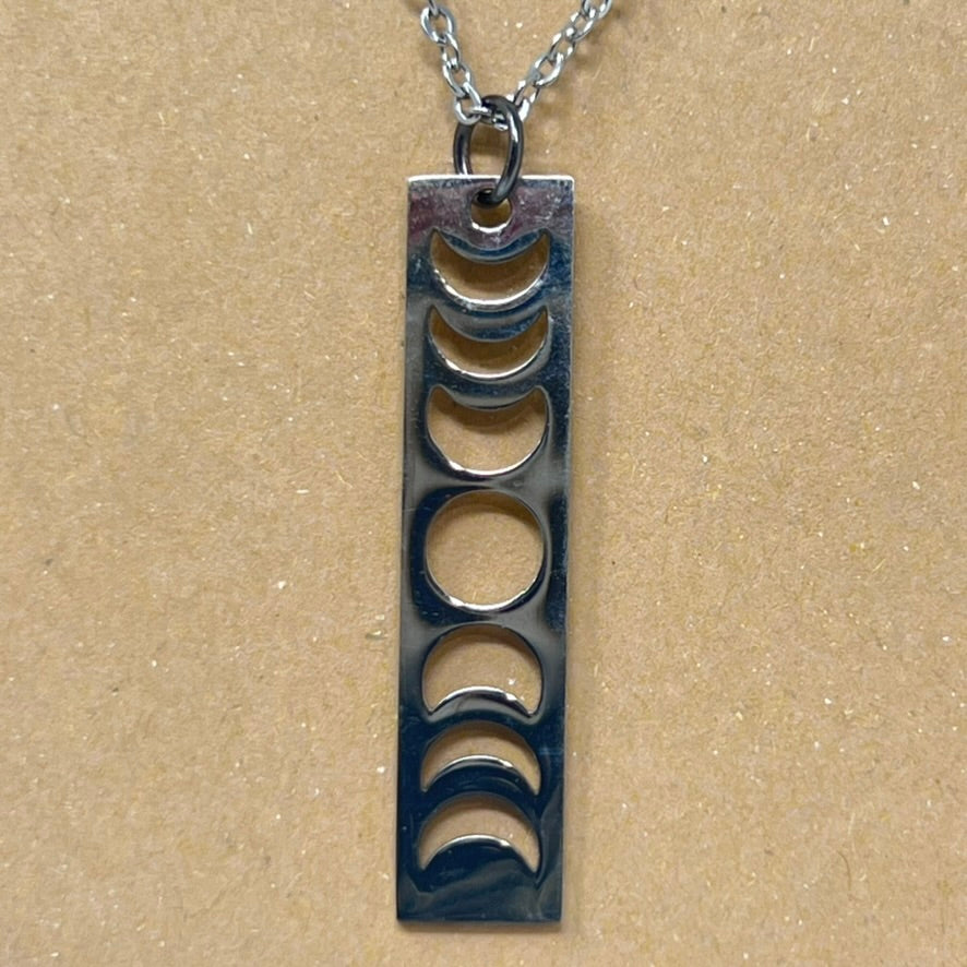 Necklace by SoukSkin - Moonphase (Stainless Steel)