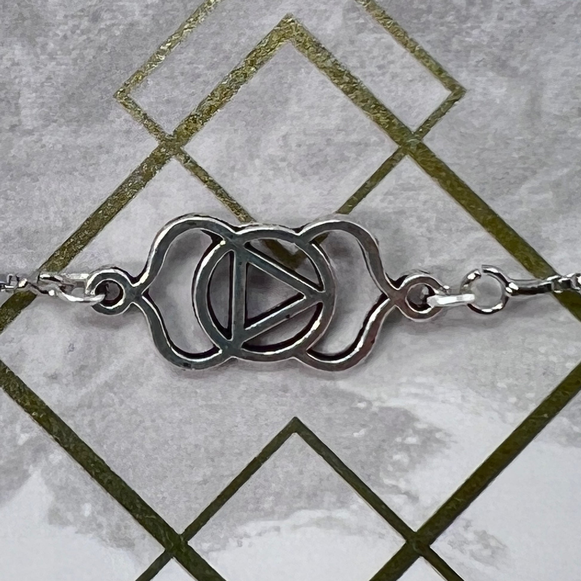 Bracelet (Adjustable) Chakra Symbol by Crafted Alchemy Co (Options) ON SALE