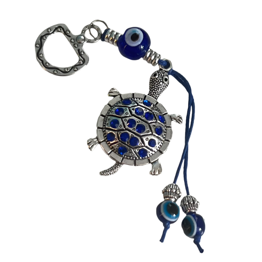 Evil Eye/Turtle Keychain